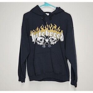 Hatebreed Decimation Of The Nation 2 Tour 2009 Black Hoodie Pullover Mens Size M